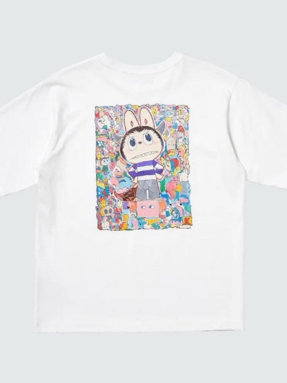Uniqlo x Labubu Men’s T-Shirt The Monsters Popmart Kasing Lung NWOT Size Small